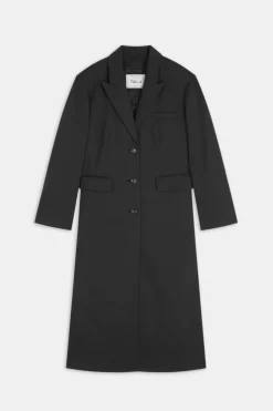 Longline Blazer Coat - Black