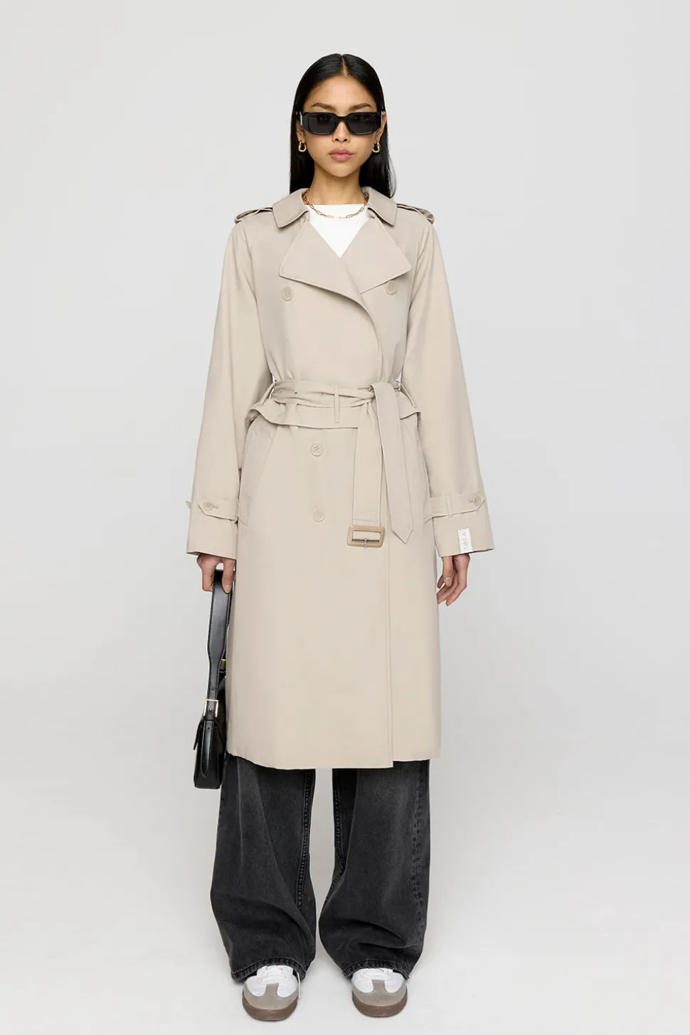 Multiway Belted Trench Coat - Truffle