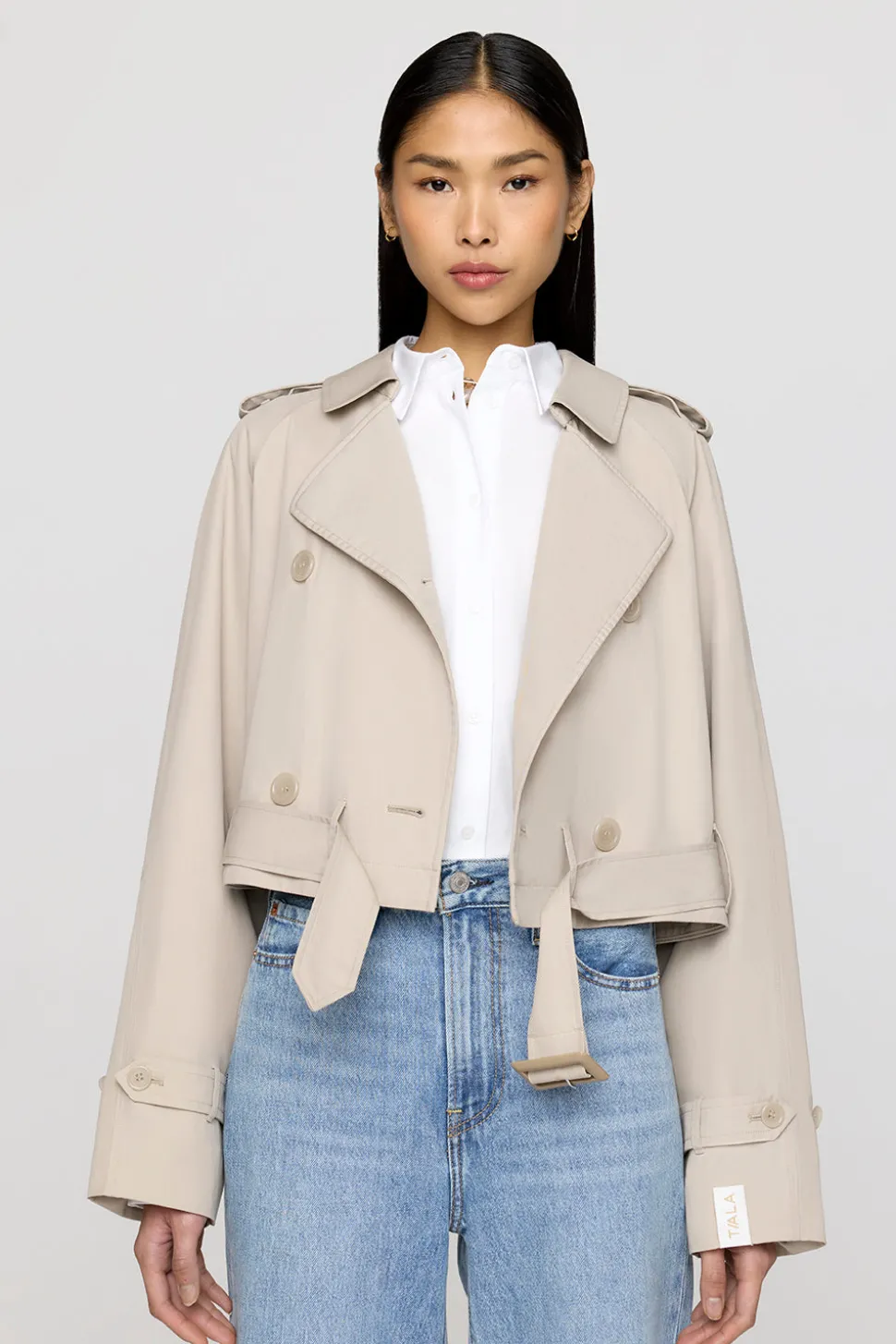 Multiway Belted Trench Coat - Truffle