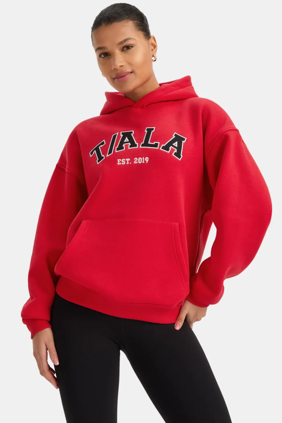 Oversized Club Hoodie - Chilli Red