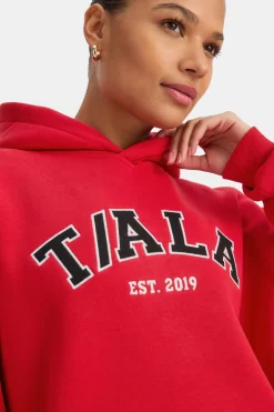 Oversized Club Hoodie - Chilli Red