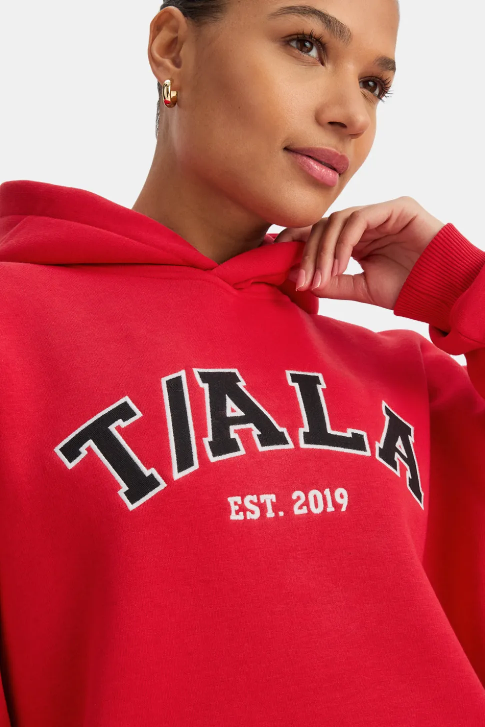 Oversized Club Hoodie - Chilli Red