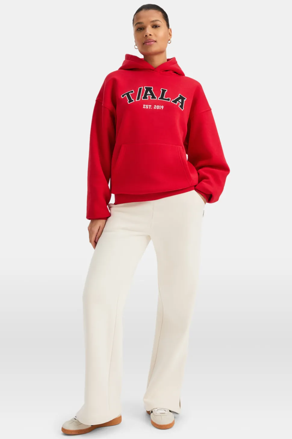 Oversized Club Hoodie - Chilli Red