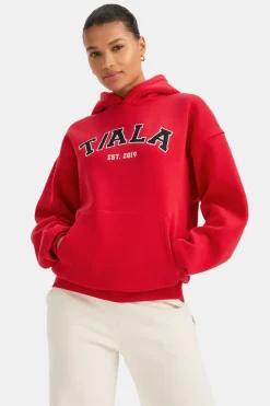 Oversized Club Hoodie - Chilli Red