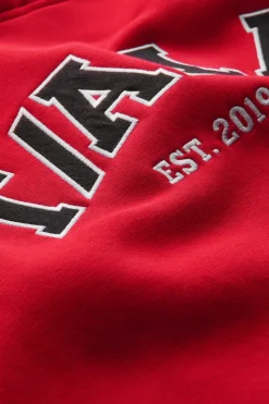 Oversized Club Hoodie - Chilli Red