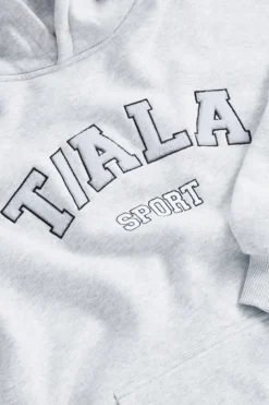 Oversized Club Hoodie - Grey Marl