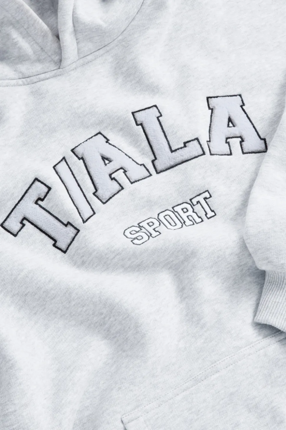 Oversized Club Hoodie - Grey Marl