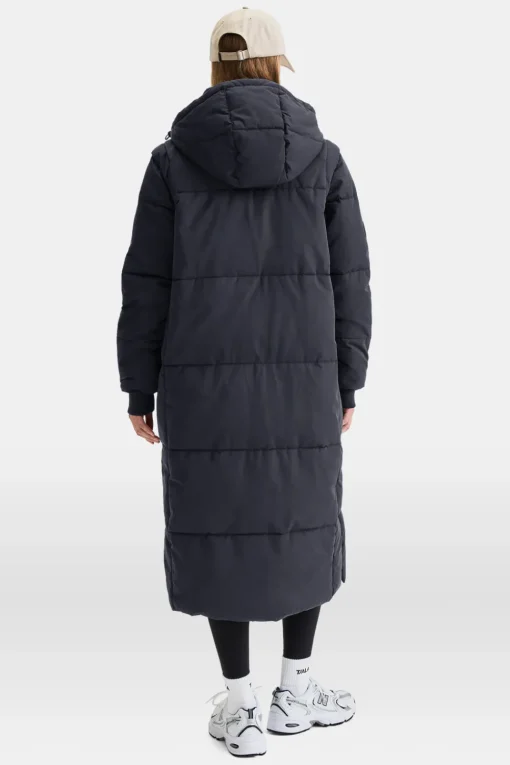 Polar Long Line Multiway 4-In-1 Puffer Coat - Black