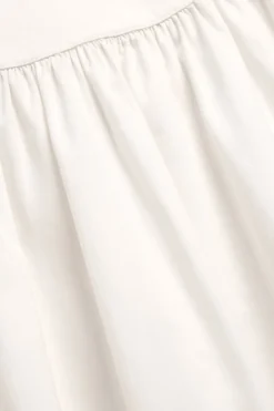 Poplin Maxi Skirt - Coconut Milk