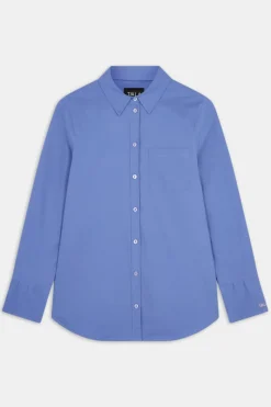Poplin Shirt - Positano Blue