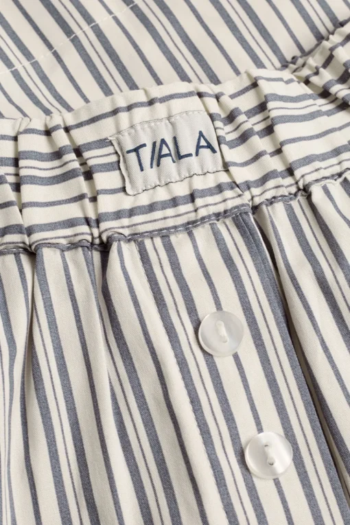 Poplin Short - Blue Stripe