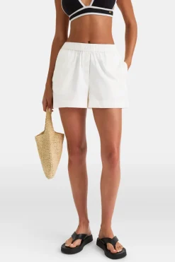 Poplin Short - Coconut Milk