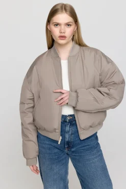 Reversible Girlfriend Bomber Jacket - Pebble And Truffle