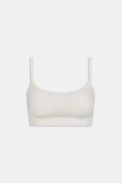 Sculpt Seamless Bandeau Sports Bra - Milk Marl