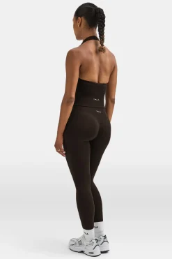 Sculpt Seamless Halter Tank - Americano