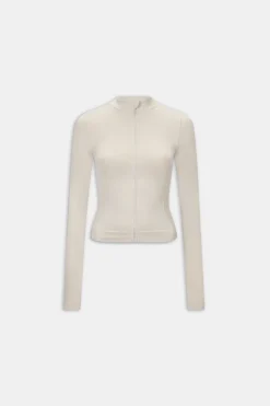 Sculpt Seamless Longline Jacket - Chai Marl