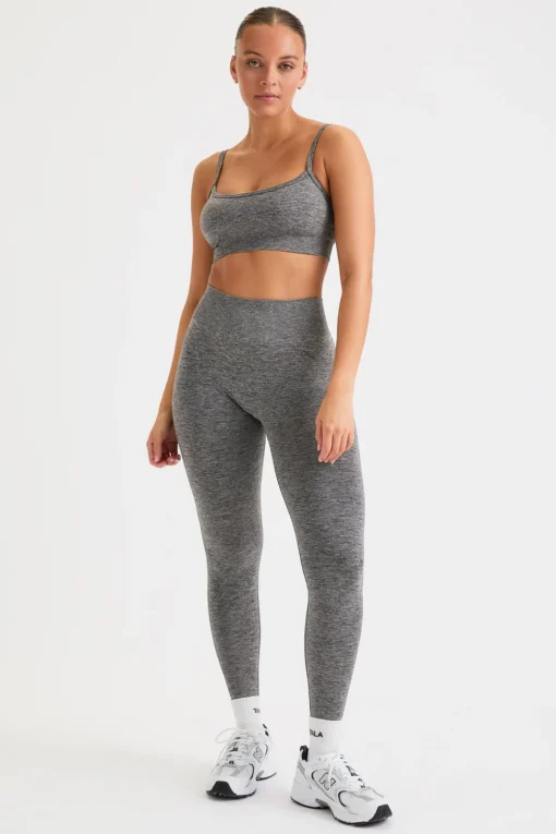 Sculpt Seamless Scrunch Legging - Charcoal Marl