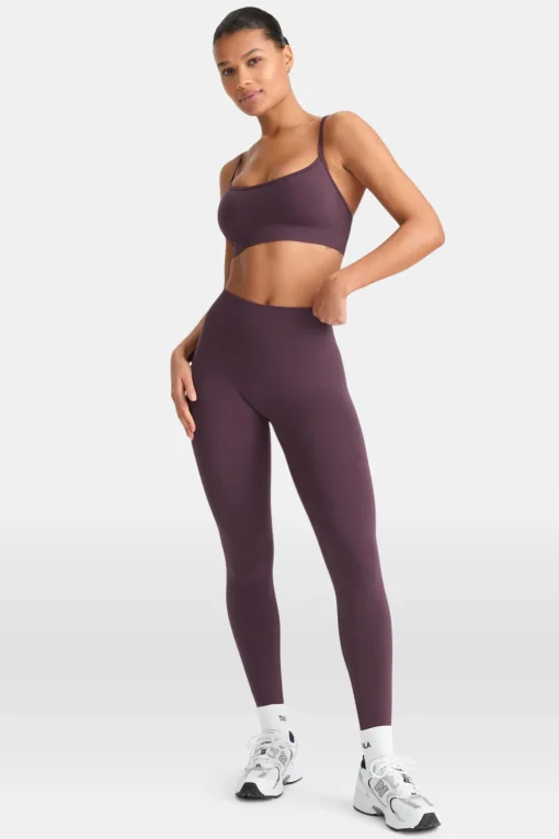 Sculpt Seamless Scrunch Legging - Plum Marl