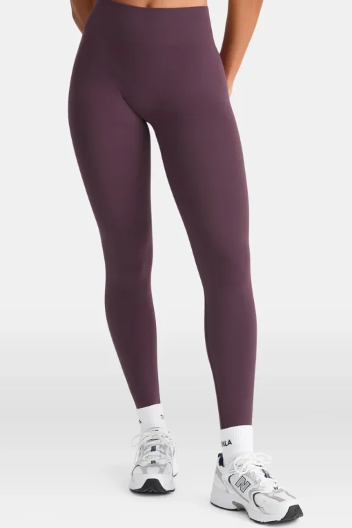 Sculpt Seamless Scrunch Legging - Plum Marl