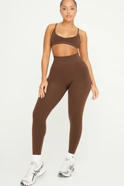 Sculpt Seamless Scrunch Legging - Coffee Marl