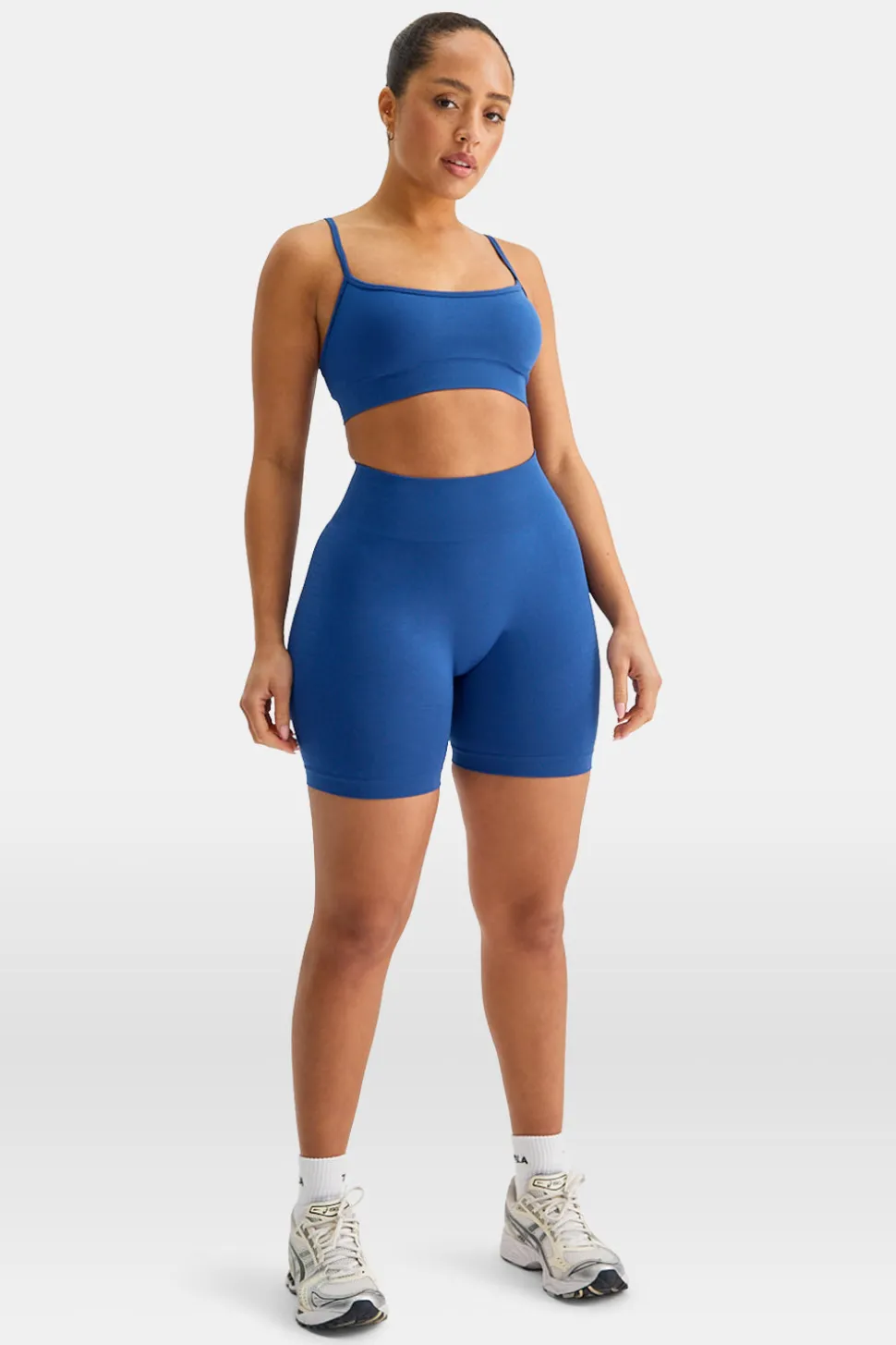 Sculpt Seamless Scrunch Shorts - Cobalt Blue
