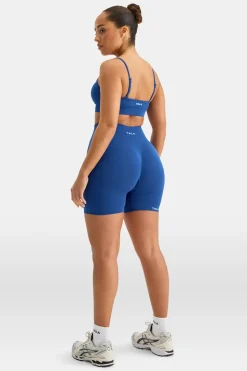 Sculpt Seamless Scrunch Shorts - Cobalt Blue