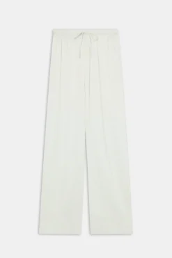 Silky Wide Leg Trouser - Diamond White