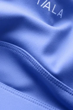 SkinLuxe Contour Scoop Back Sports Bra - Iris Blue