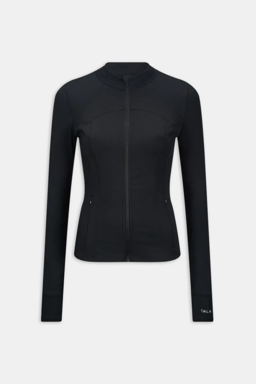 SkinLuxe Full Length Running Top - Shadow Black