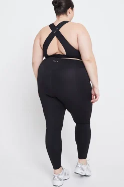 SkinLuxe Open Back Sports Bra - Shadow Black