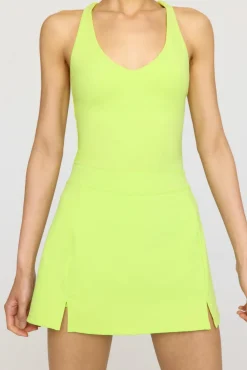 SkinLuxe Side Split Skort - Key Lime