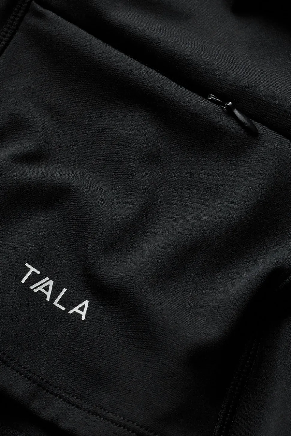 SkinLuxe Sleeveless Zip Through Running Top - Shadow Black