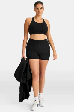 SkinLuxe Tank Sports Bra - Shadow Black