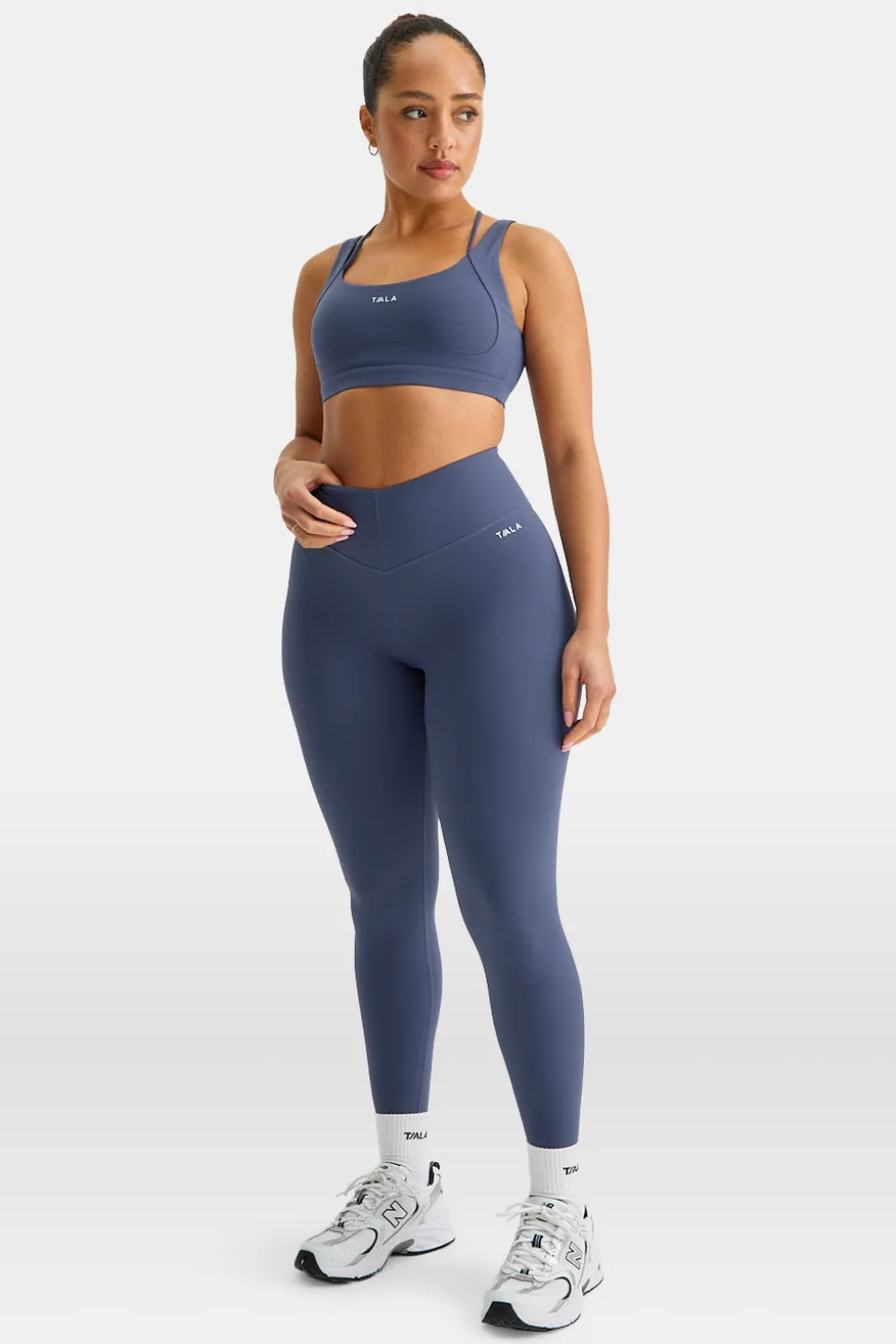 SkinLuxe V-Waist Legging - Vintage Blue