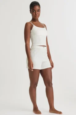Soft Lounge Cami Top - Coconut Milk