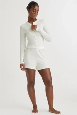 Soft Lounge Cardigan - Coconut Milk