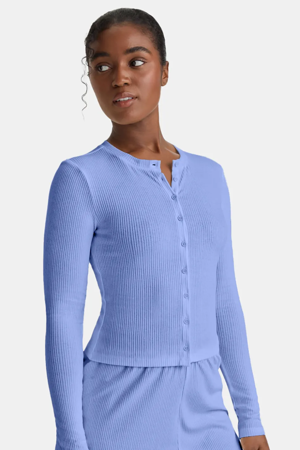 Soft Lounge Cardigan - Cornflower Blue