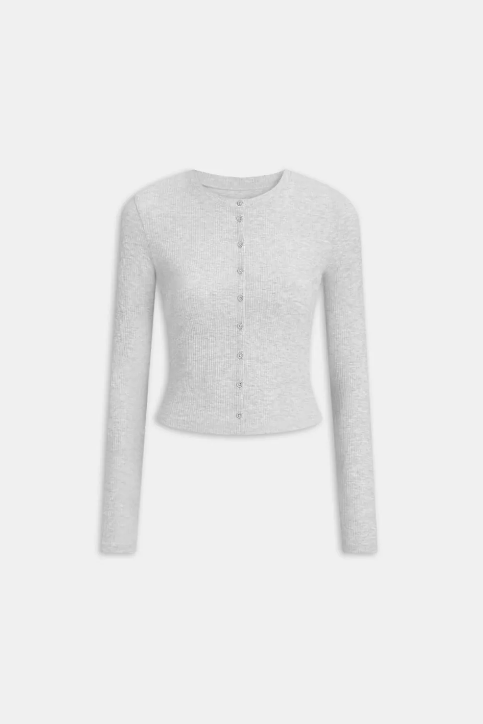 Soft Lounge Cardigan - Grey Marl