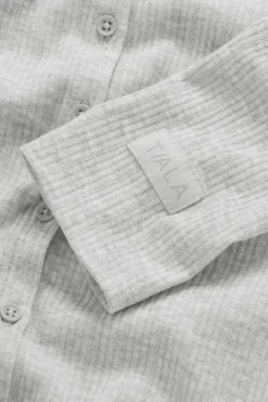 Soft Lounge Cardigan - Grey Marl