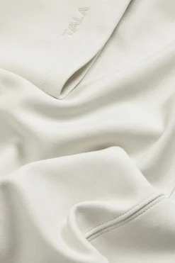 SoftSmart Flared Sleeve Hoodie - Ecru