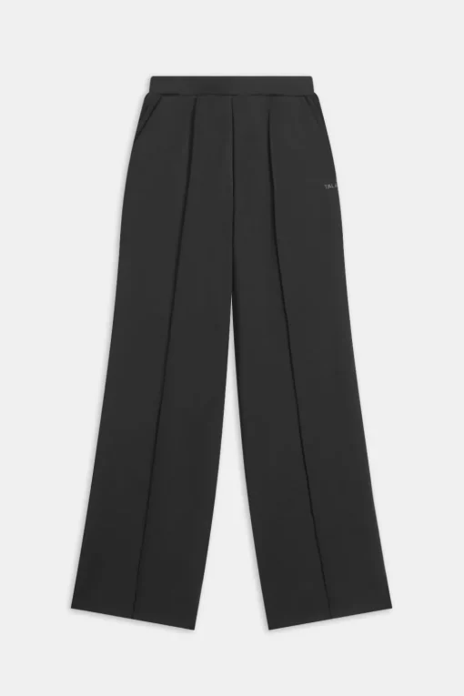 SoftSmart Wide Leg Jogger - Black