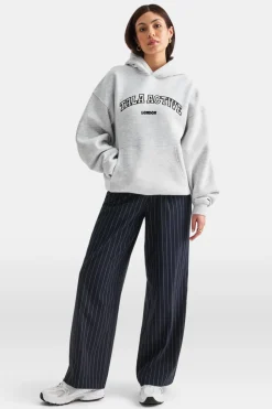 TALA Active Applique Hoodie - Grey Marl