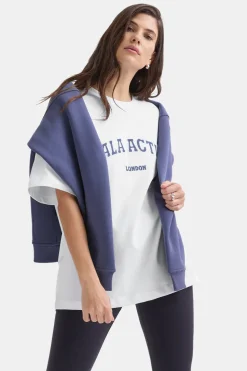 TALA Active Applique Tee - White