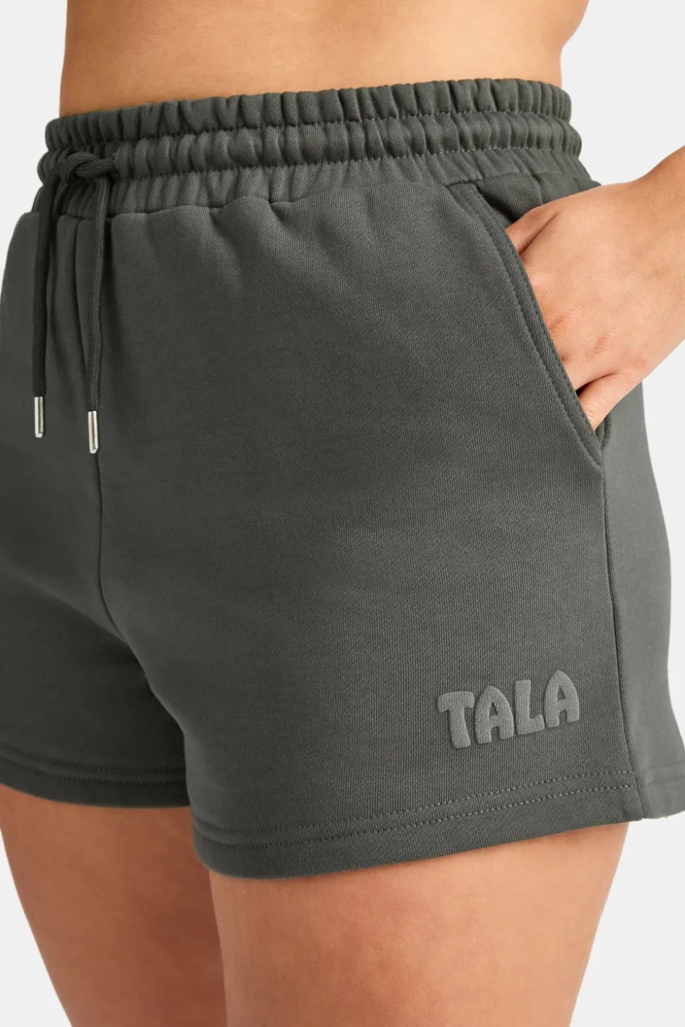 TALA Le Soleil Sweat Shorts - Dark Olive