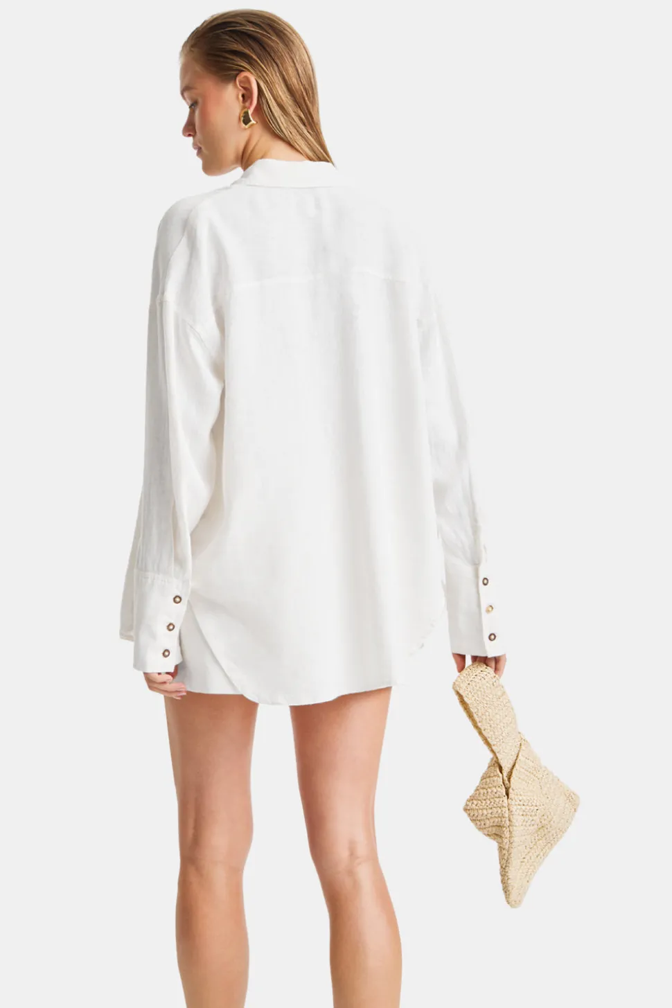 The Essential Linen Shirt - Coconut Milk