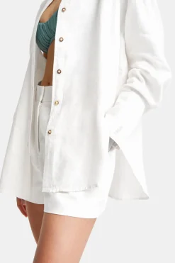 The Essential Linen Shirt - Coconut Milk