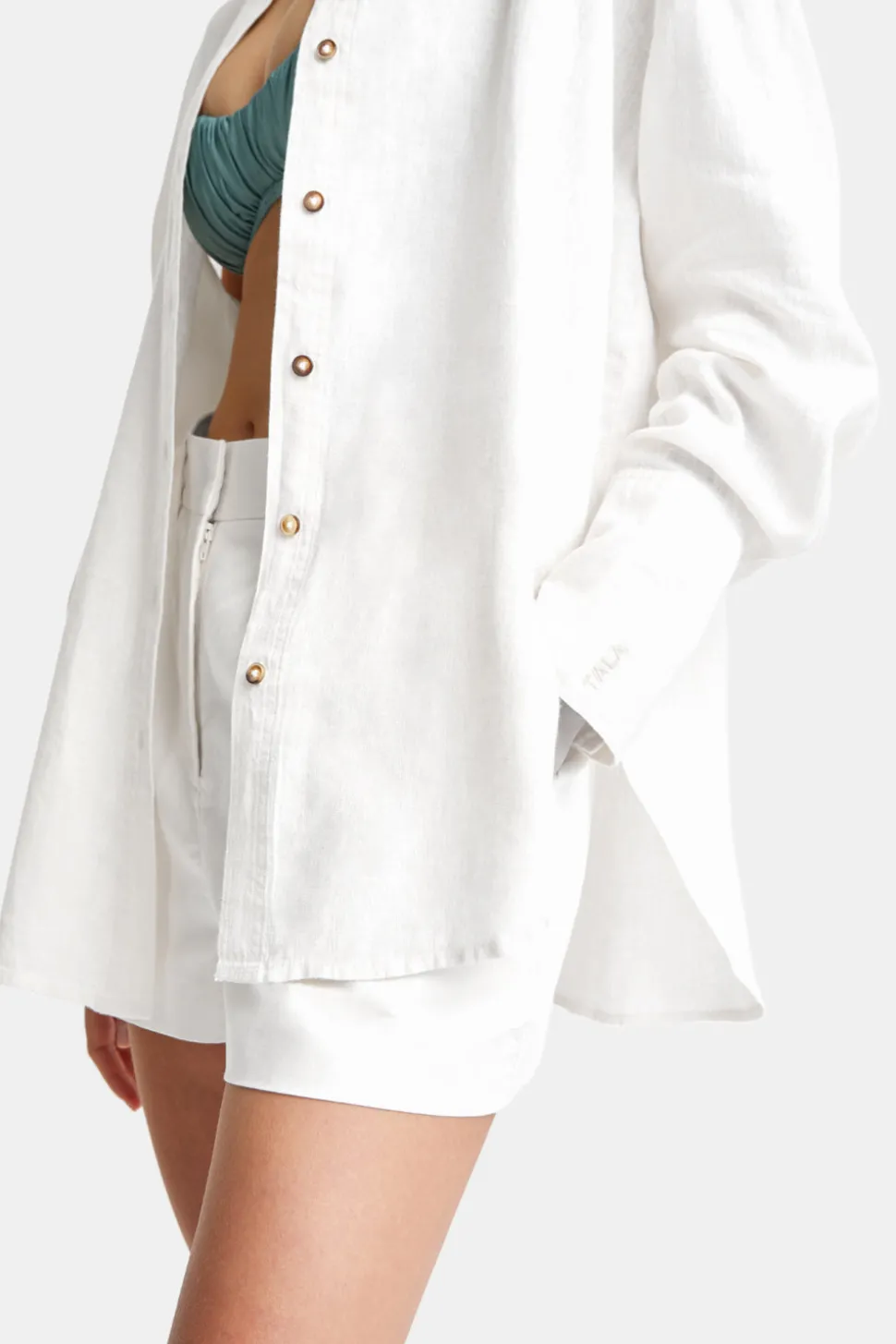 The Essential Linen Shirt - Coconut Milk