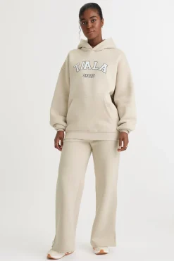 Wide Leg Club Logo Jogger - Chai