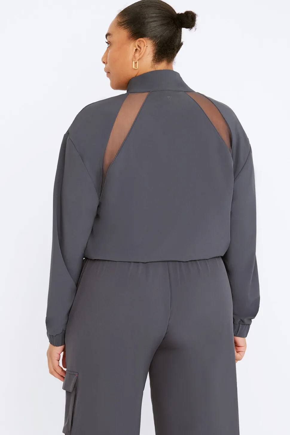 Woven Track Jacket - Graphite