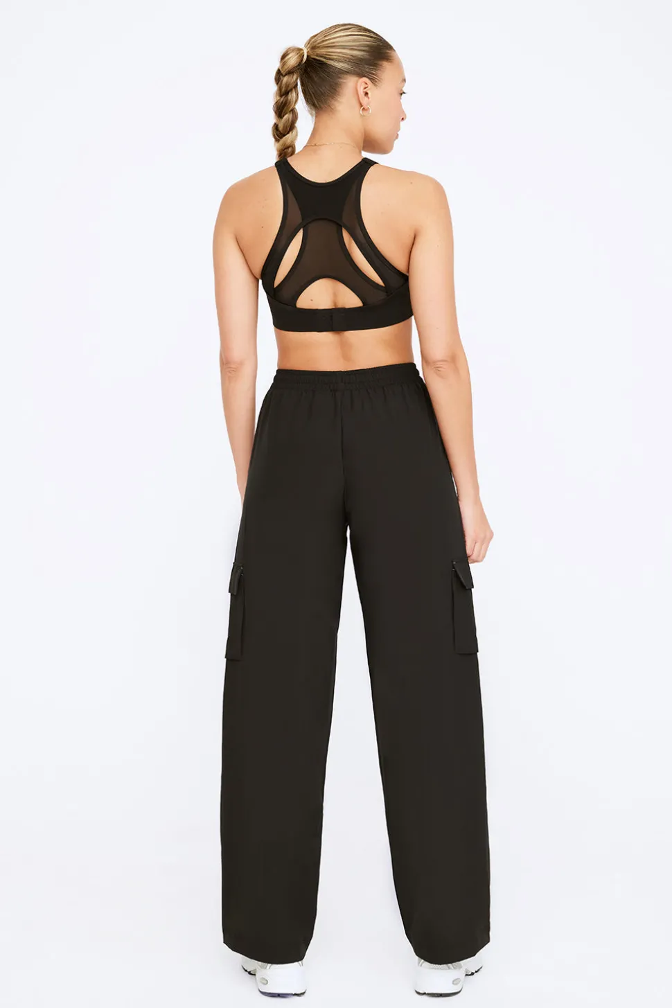 Woven Track Pant - Black